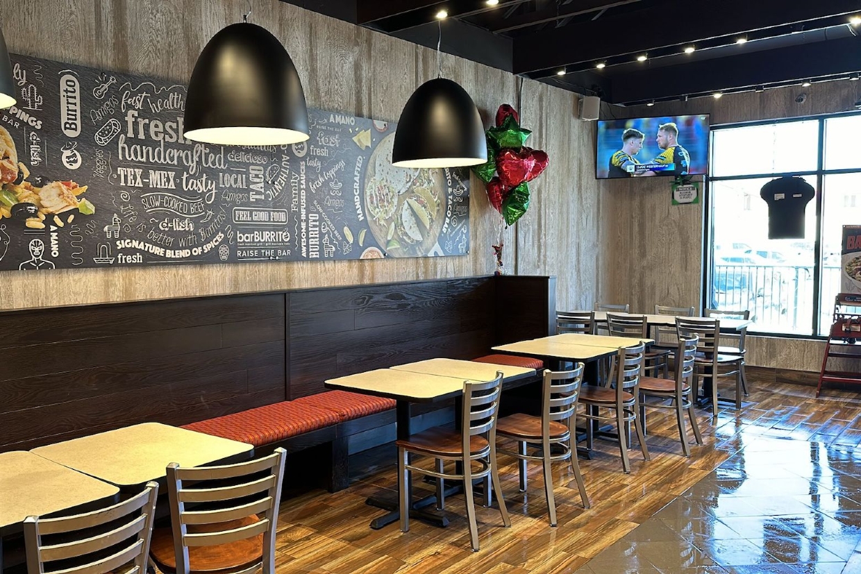 Plenty of seating inside