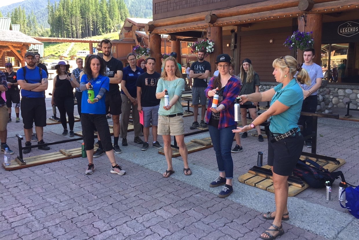 Bear Spray Demonstration with Kathy Murray