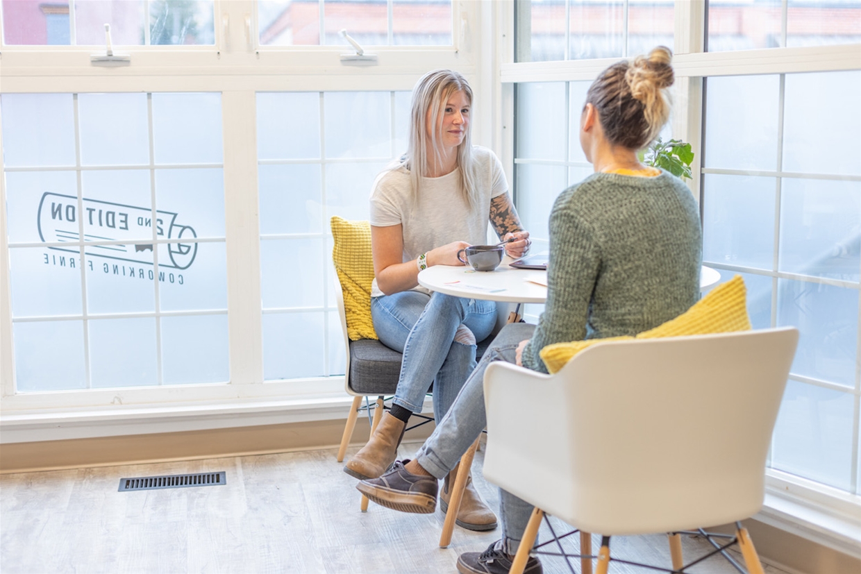 Meet clients and conduct interviews in comfort and privacy