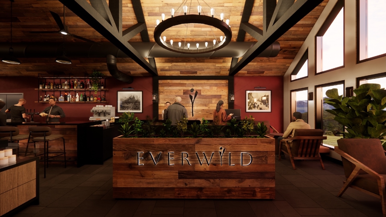 Everwild Fernie Front Desk Render by Systemic