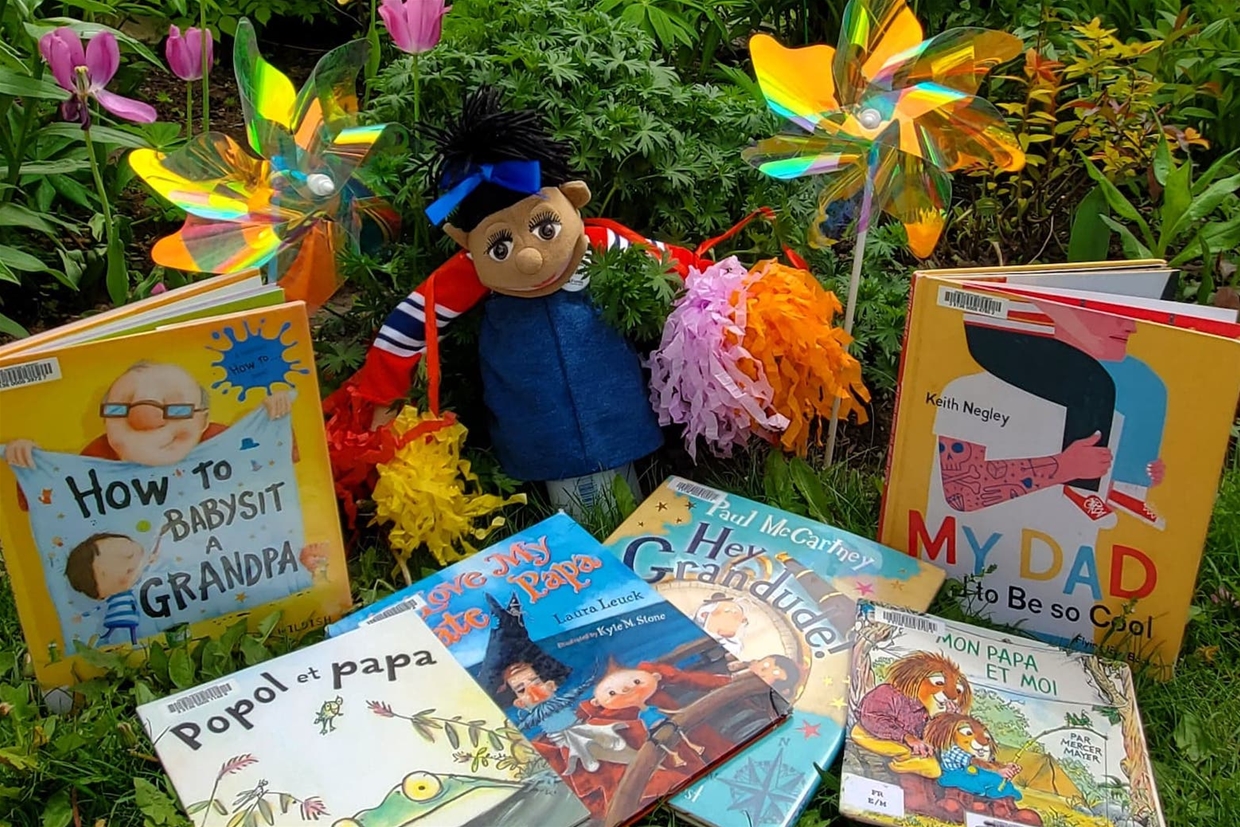 Storytime in the garden