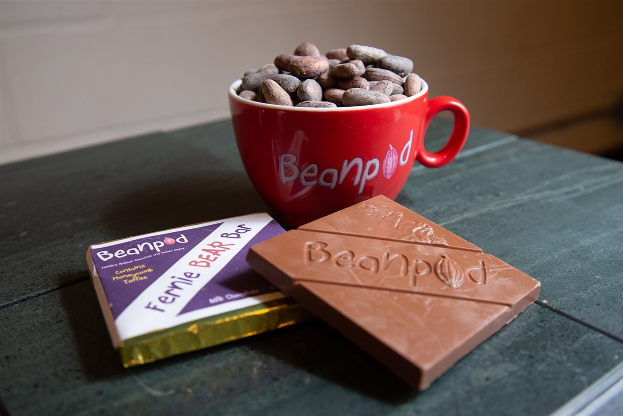 Handcrafted chocolate made from scratch the traditional way