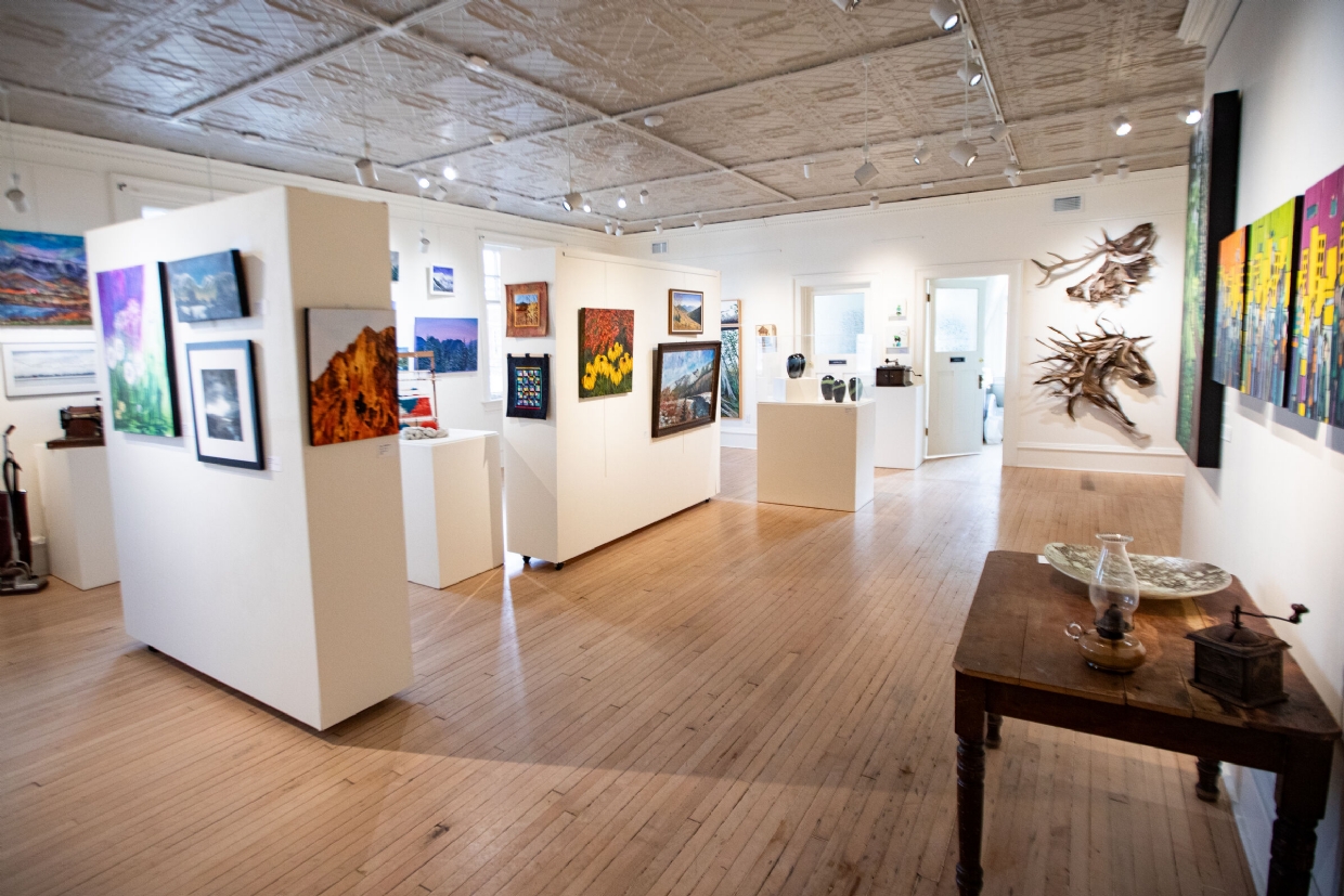 Upstairs Gallery of the Fernie Museum