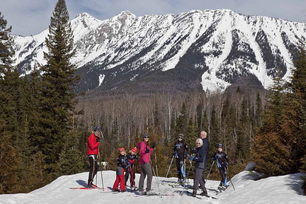 Enjoy beautiful views of Mt Fernie from the trails