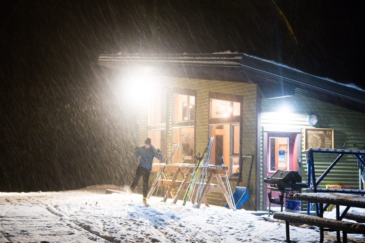 Night Skiing at Elk Valley Nordic Centre