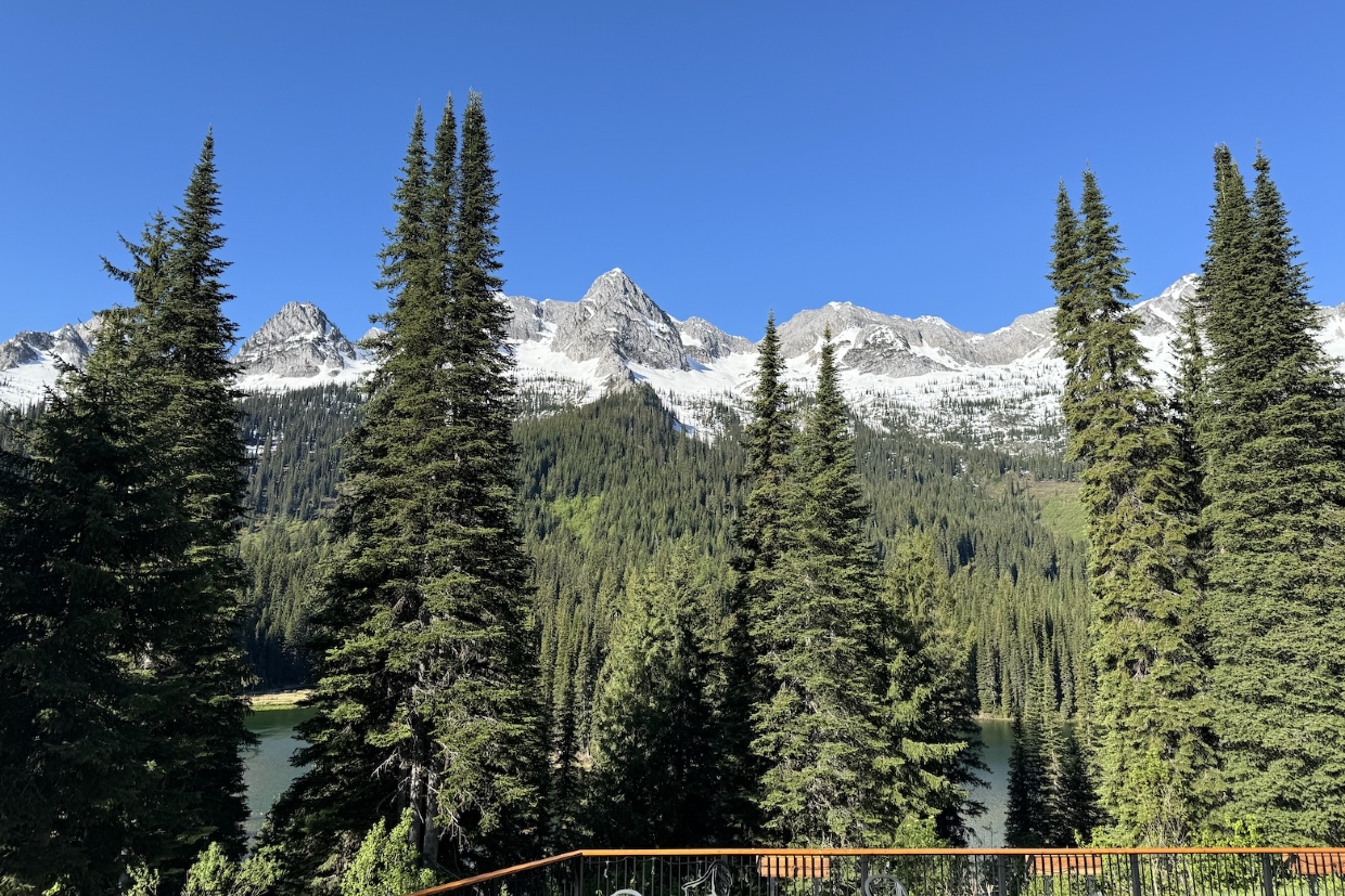Magnificent views from the patio