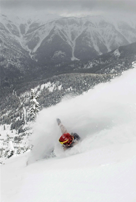 Epic powder turns at Island Lake Catskiing