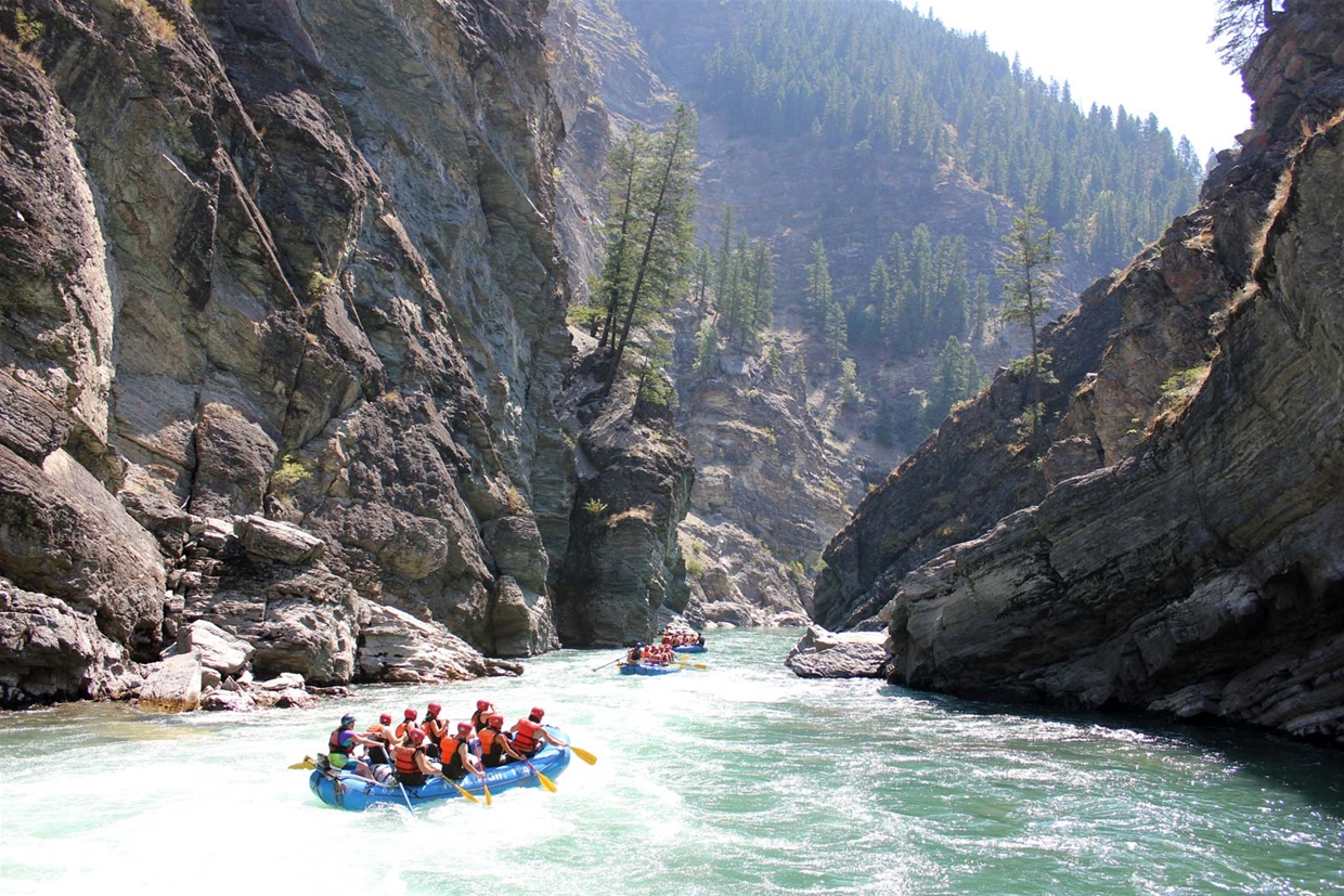 Whitewater rafting with Mountain High Adventures