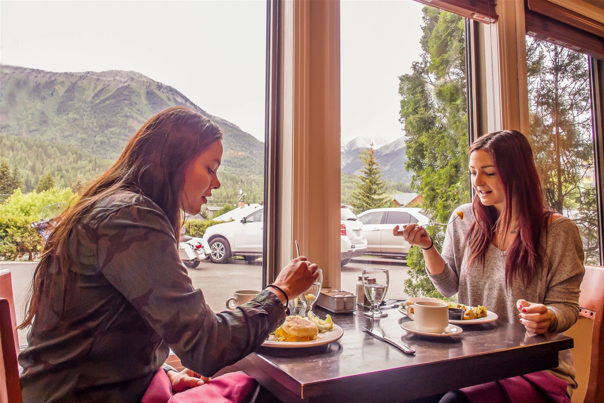 Breakfast at Park Place Lodge Fernie BC