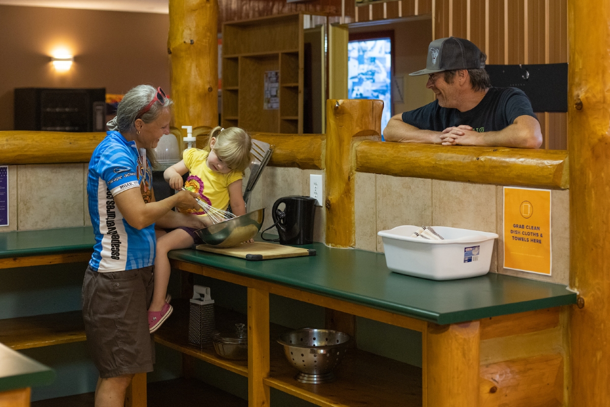 Make family memories in the shared kitchen!
