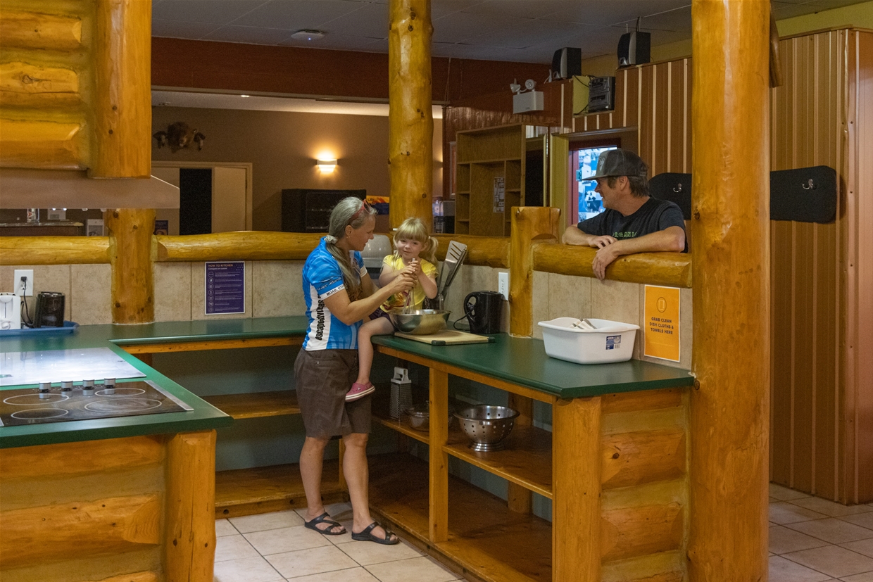 Spacious, fully loaded kitchen 