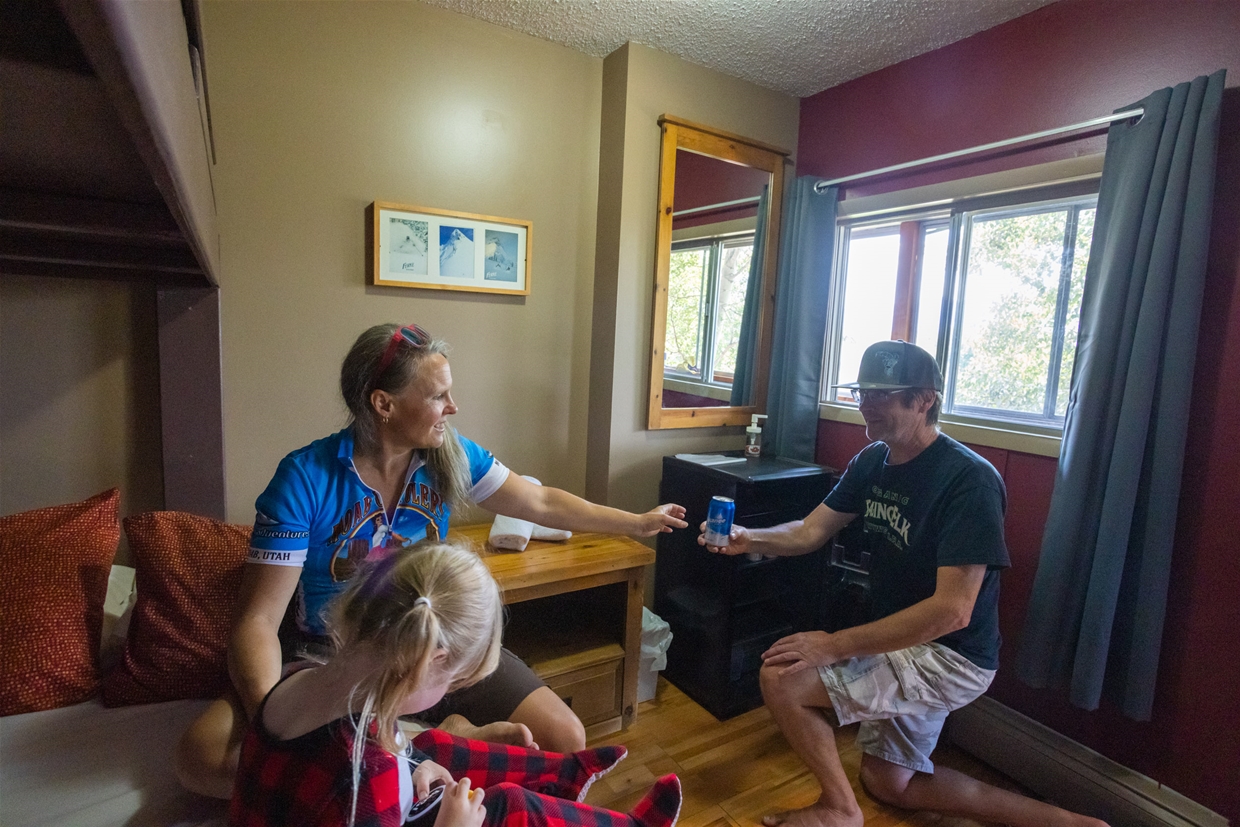 Unwind in a private family room