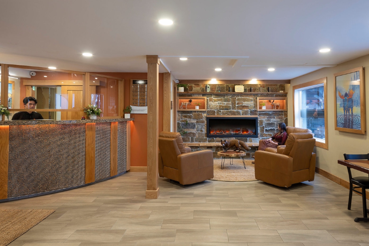 A warm welcome awaits at the Fernie Fox Hotel