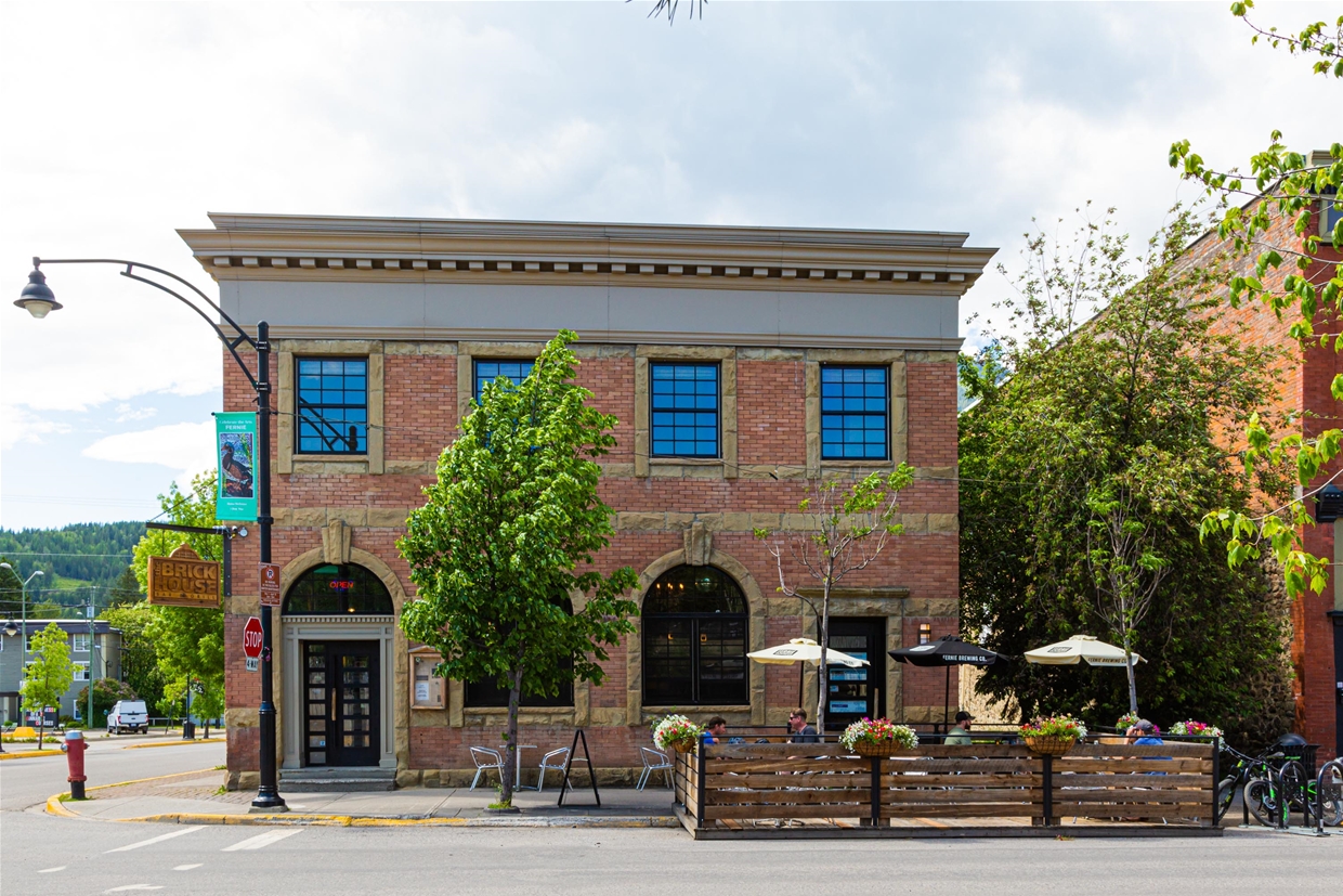 Find the Brickhouse on Fernie's Historic Downtown 2nd Avenue