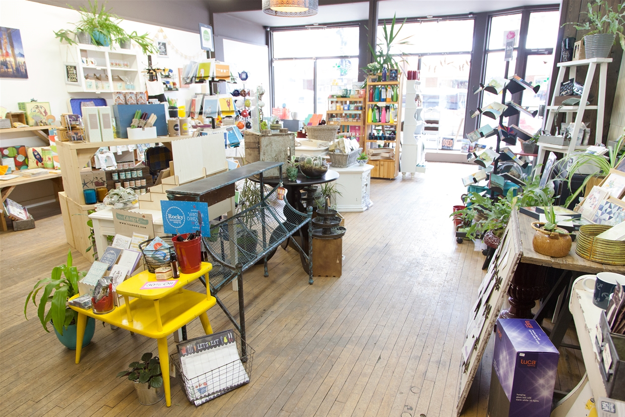 Gift shop full of hand-made gifts & unique finds