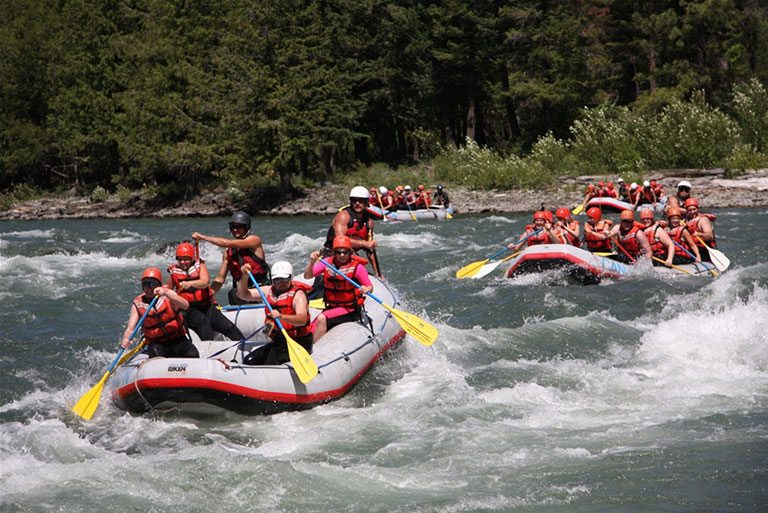 Having a blast on the Elk River 