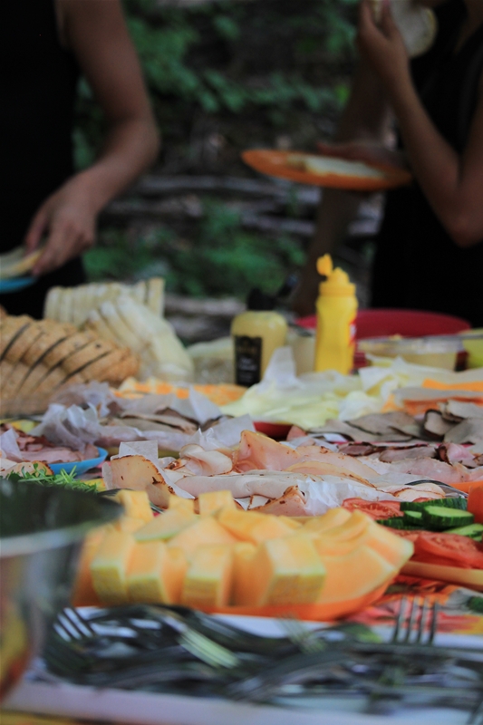 Stopping off for a delicious mid-tour lunchbreak