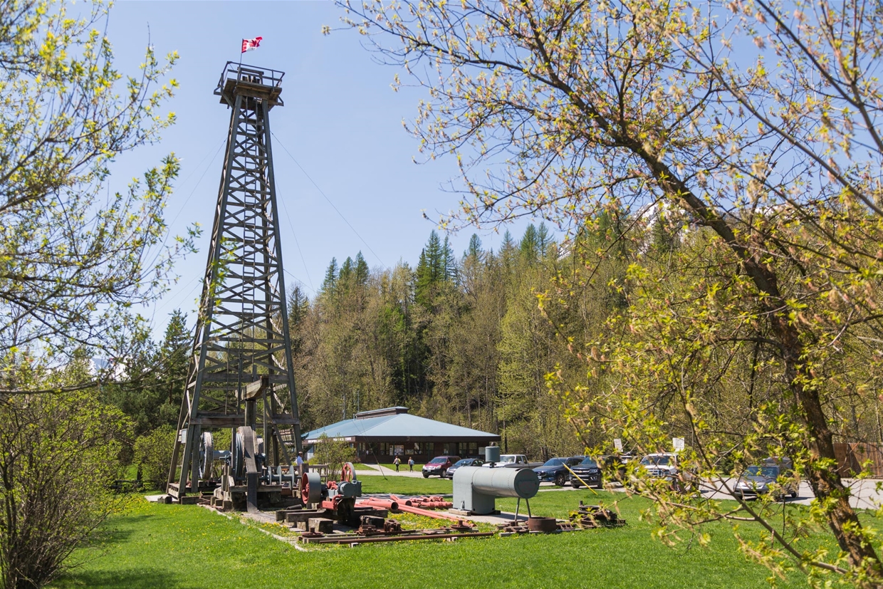 Picnic space outside the Visitor Information Centre