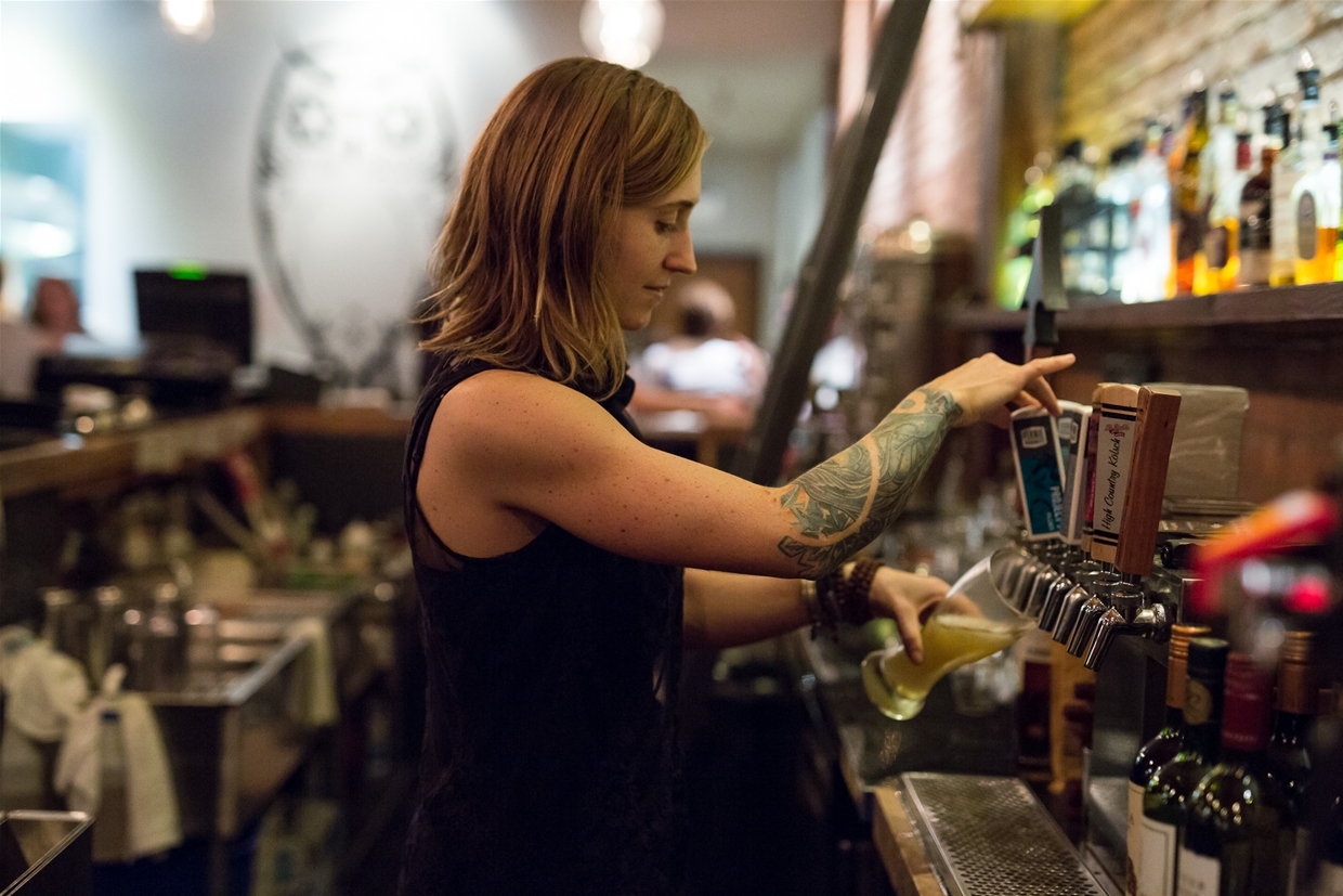 Try a P9 from Fernie Brewing with some BAHA PESCADO TACOS!