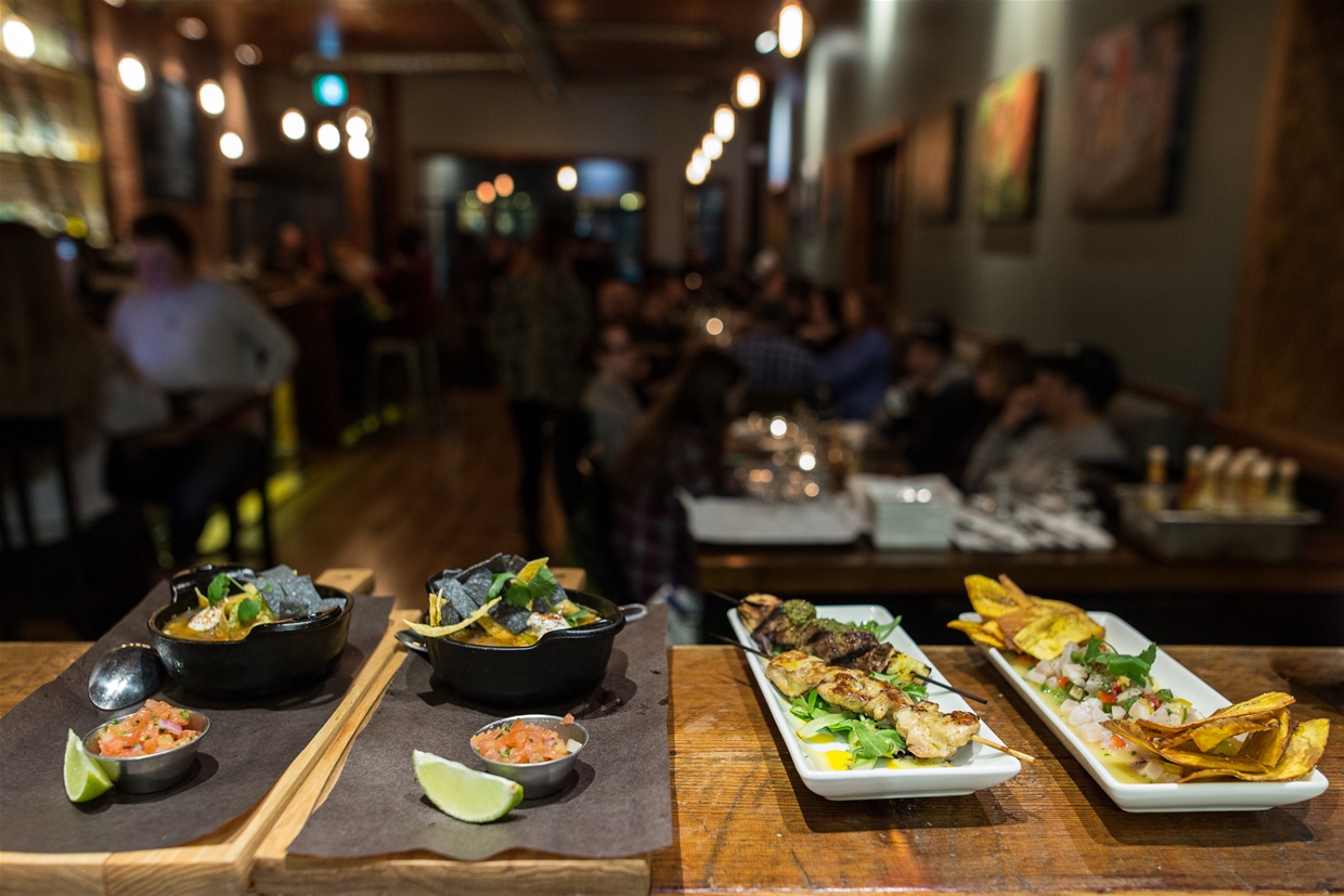 Skewers, Tortilla Soup, Tacos