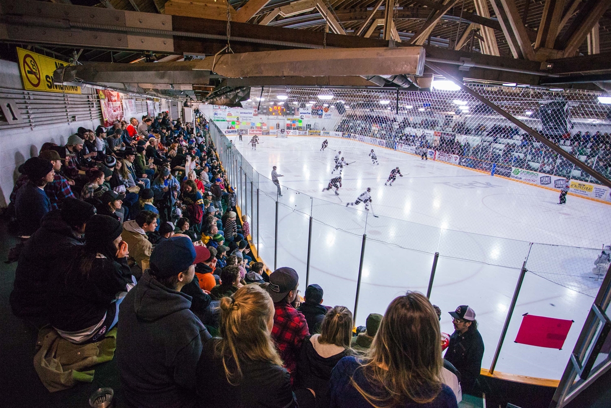 Live hockey from Fernie Memorial Arena